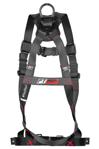 FT-Iron 1D Standard Non-Belted Full Body Harness, Tongue Buckle Leg Adjustment