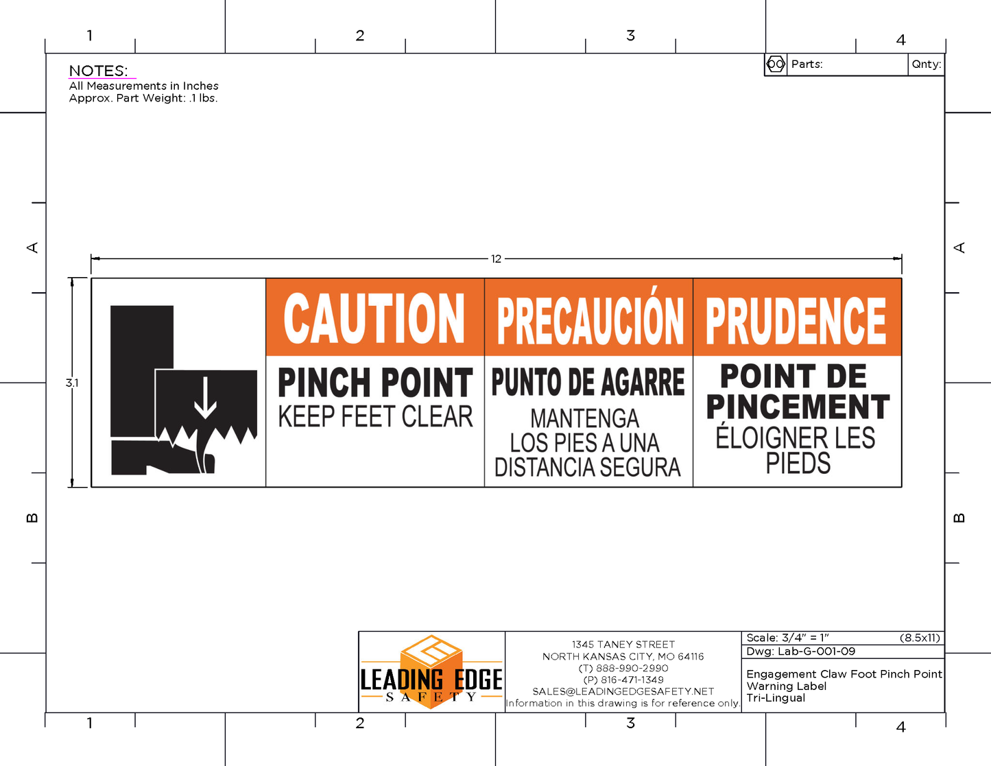 TRIREX WARNING LABELS