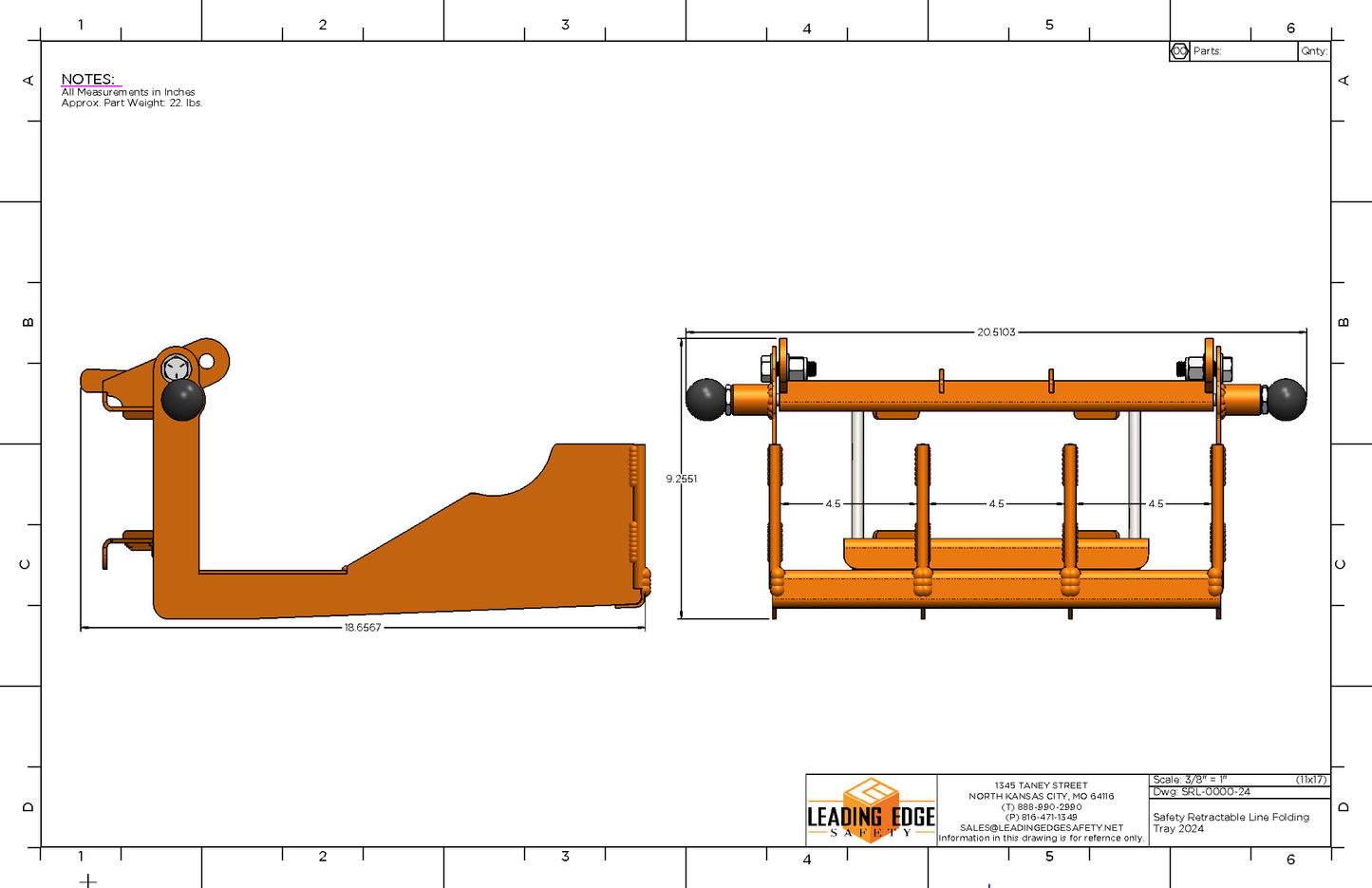 SRL Guide Tray (SRL-0000-24)