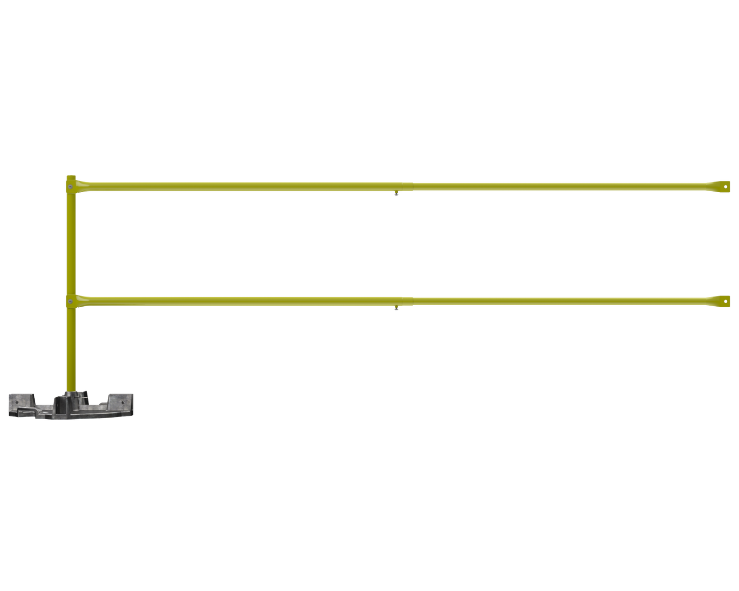 Permanent Ballasted Guardrail System